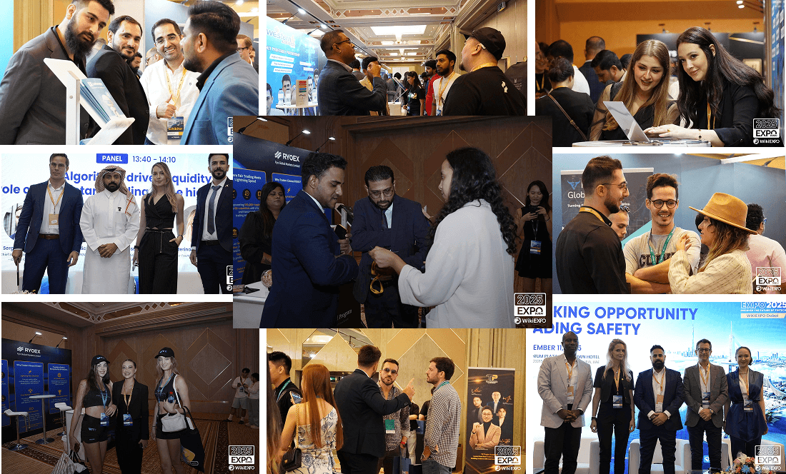 RYOEXを紹介している担当者と来客